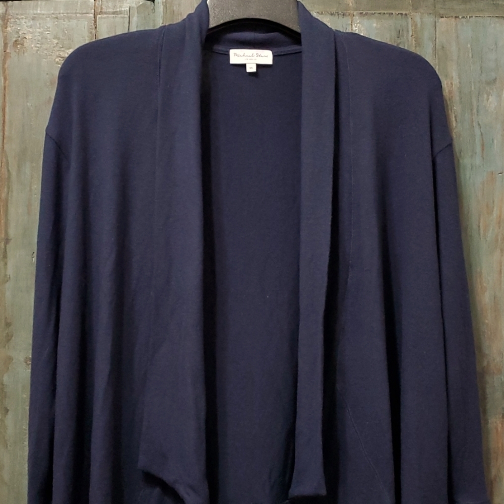 Michael Star Draped Waterfall Cardigan Sweater, Size XSMALL, NWOT - Picture 3 of 6